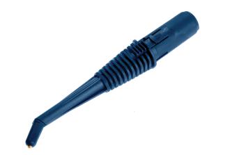 Point nozzle with metal brass tip